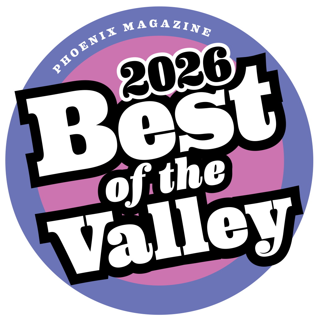 Phoenix Magazine 2026 Best of the Valley veterinary award badge